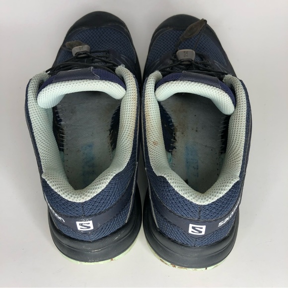 salomon hiking shoes women size 6.5 blue color walking comfort - Picture 4 of 11